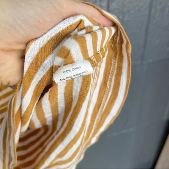 Madewell Whisper Cotton V-Neck Pocket Tee Fenwick Stripe - Picture 10 of 10